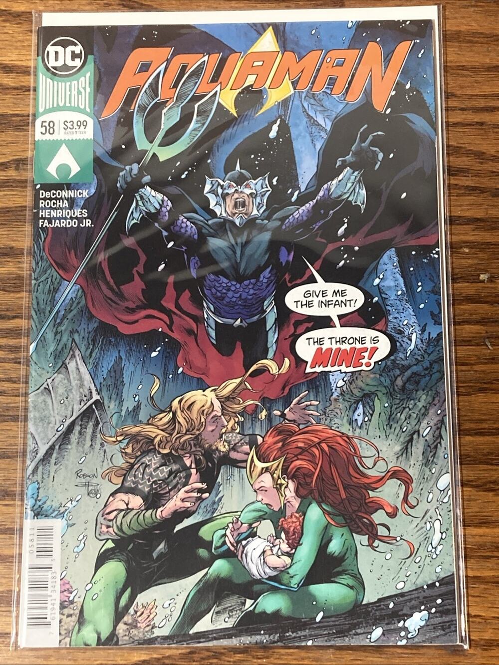Aquaman #58 2020 Robson Rocha Henriques Main Cover DC Comics DeConnick